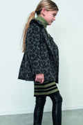 DRESS LIKE FLO - Manteau style canadienne à motif léopard